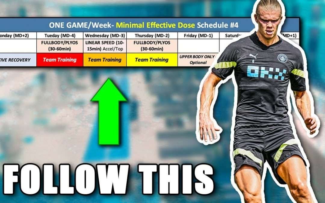 How To Create Your Own Schedule Gym, Speed, Football, etc