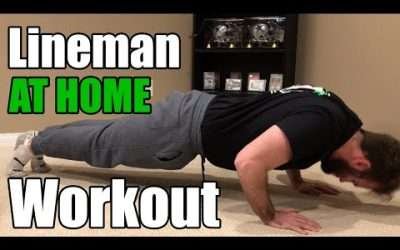 Lineman at Home Workout (NO EQUIPMENT)