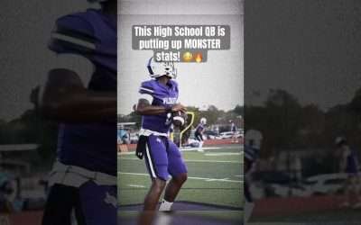 This High School QB is putting up MONSTER stats! #collegefootball #cfb #football