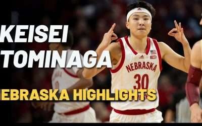 Keisei Tominaga Nebraska Cornhuskers 2022-2023 highlights