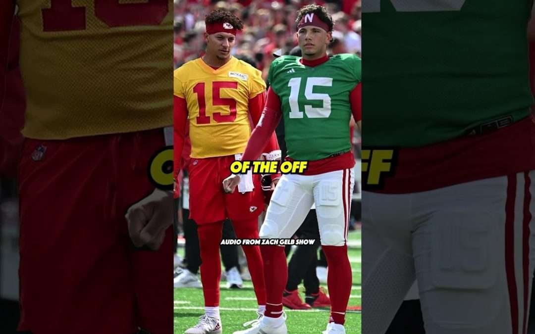 No, this is not Patrick Mahomes. It's Dylan Raiola #shorts