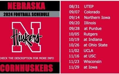 2024 Nebraska Cornhuskers Football Schedule
