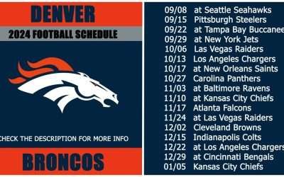 2024 Denver Broncos Football Schedule