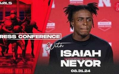Nebraska Football: Isaiah Neyor on catching passes from Dylan Raiola, beating UTEP (Aug. 31, 2024)