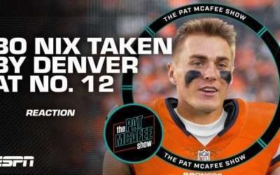Bo Nix drafted by the Broncos at No. 12 | Pat McAfee Draft Spectacular
