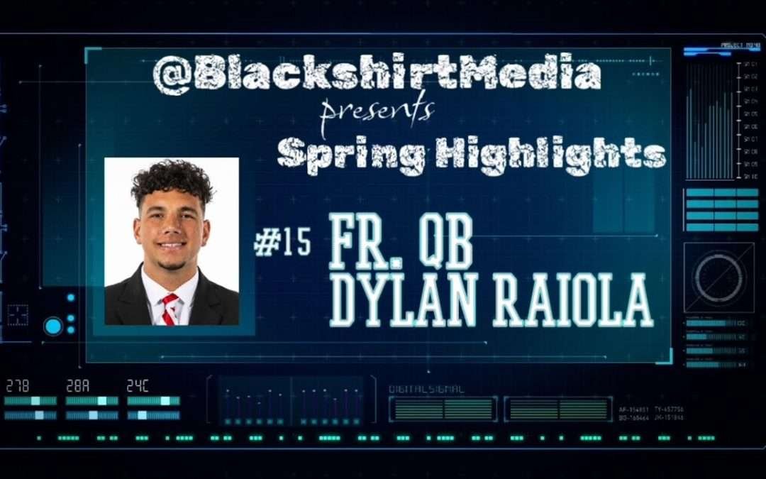 Dylan Raiola Nebraska Spring Highlight Compilation
