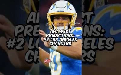 NFL Division Predictions: AFC West – No. 2 Los Angeles Chargers. #factsonsports #nfl