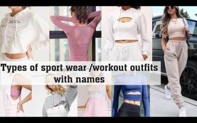 Types of workout outfit or sports wear with names|||THE TRENDY GIRL