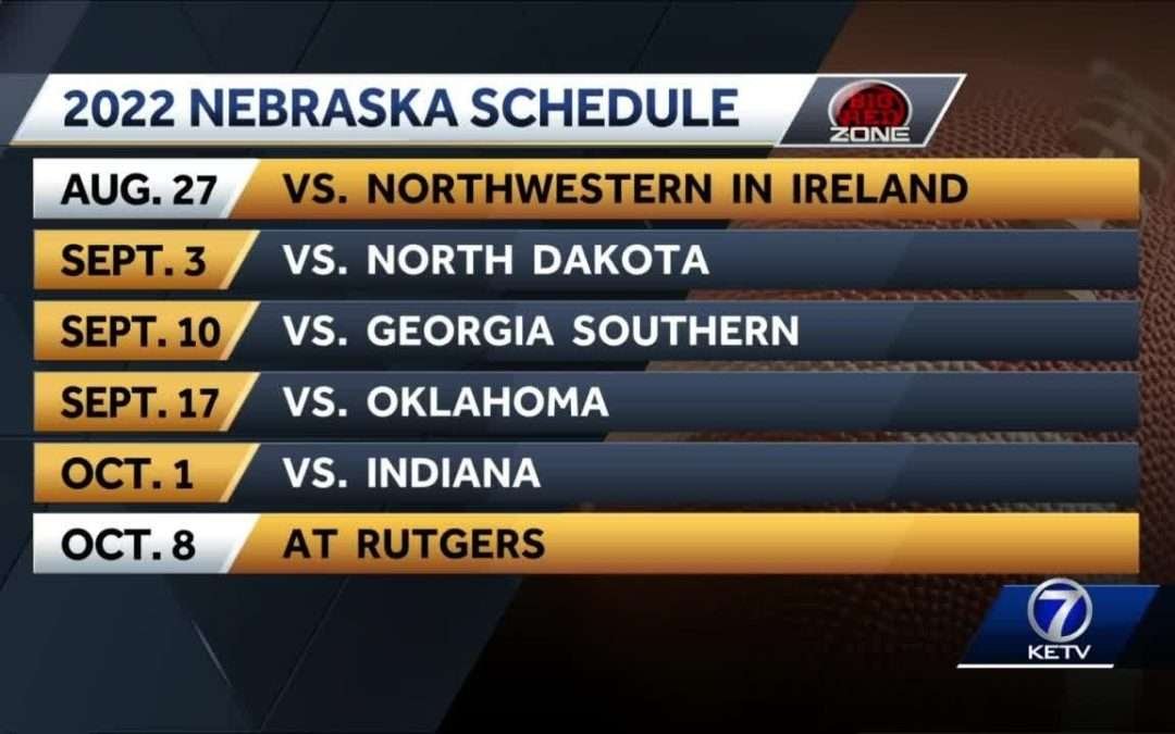 2022 Nebraska Football Schedule