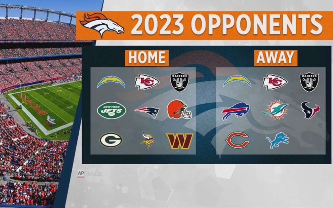 Which teams are on the Broncos’ schedule this season?