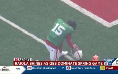 NREPORT: Raiola shines as QBs dominate Spring Game