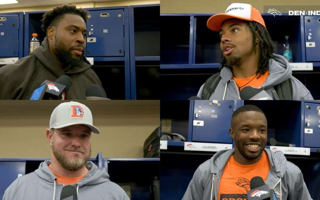 The best soundbites after the Broncos' win vs. the Colts | From the locker room