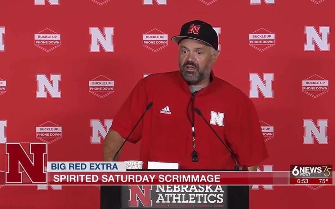 Nebraska football's first team scrimmage of fall camp 'cleaner than normal'