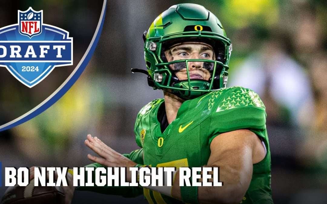 Bo Nix Highlight Reel: Denver Broncos select Oregon QB at No. 12 | 2024 NFL Draft