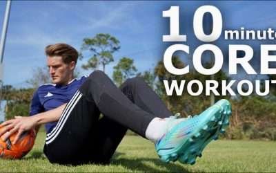 10 Minute Core Workout For Footballers | Follow Along Workout For Athletes