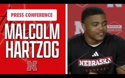 Nebraska Football DB Malcolm Hartzog UTEP post game comments I Nebraska Huskers I GBR