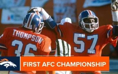 Broncos win first AFC Championship | NFL's Greatest Moments