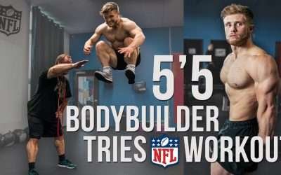 I Attempted A Pro NFL Football Workout… (Explosive Athletic Training)