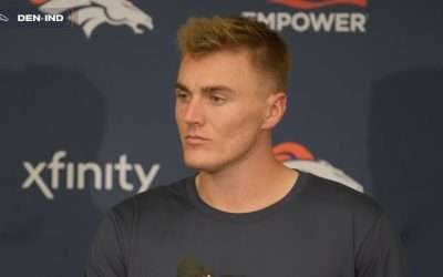 QB Bo Nix on his first NFL preseason game: '[It was good] to get out there and compete'