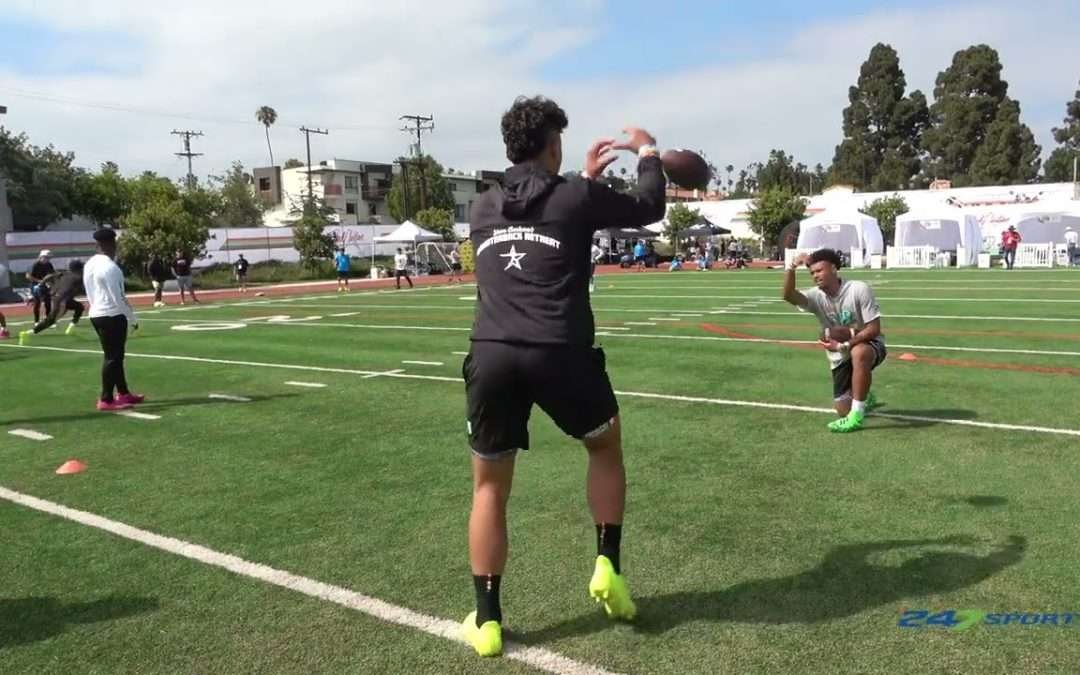 WATCH: 2024 QB Dylan Raiola at The QB Retreat