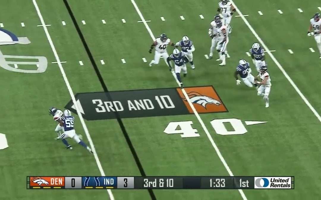 Bo Nix's first NFL completion goes for 22 yards to Courtland Sutton