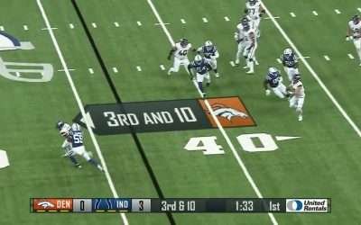 Bo Nix's first NFL completion goes for 22 yards to Courtland Sutton