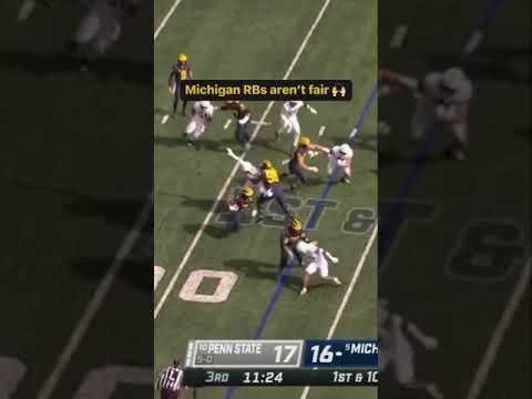 Michigan RBs Aren't Fair | Big Ten Football