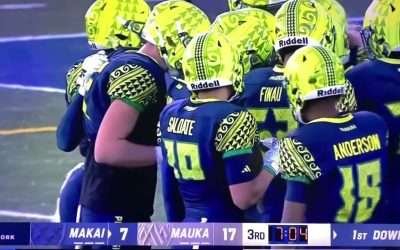 Dylan Raiola pass to Carter Nelson Nebraska Husker Football Polynesian Bowl 1/19/24 #dylanraiola