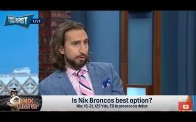 FIRST THINGS FIRST | Nick Wright RIPS Bo Nix, Denver Broncos, They Have The SADDEST QB Room | NFL