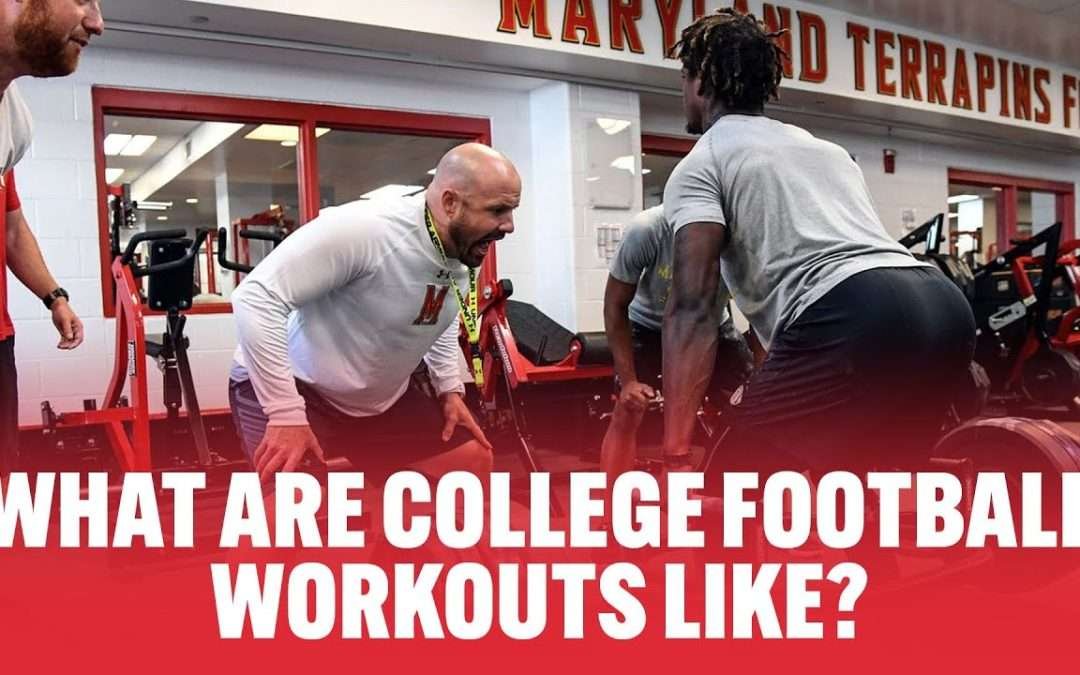 What A D1 College Football Workout Is Like #shorts  #cfb