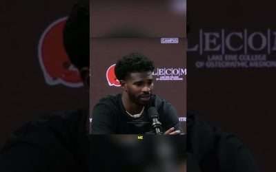 Shedeur Sanders REACTS to being drafted by Cleveland Browns – FIRST INTERVIEW