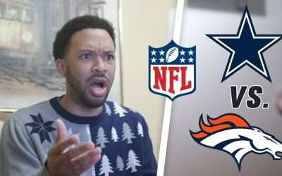 Cowboys Fans During the Broncos Game