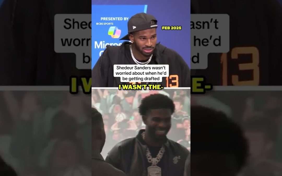 When will Shedeur Sanders get drafted? #shorts