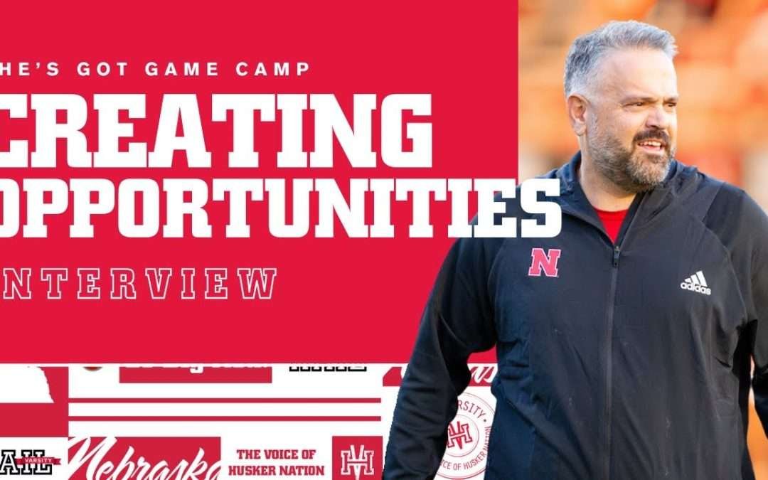 Nebraska Coach Matt Rhule discusses Creating Opportunities for Young Girls in Football