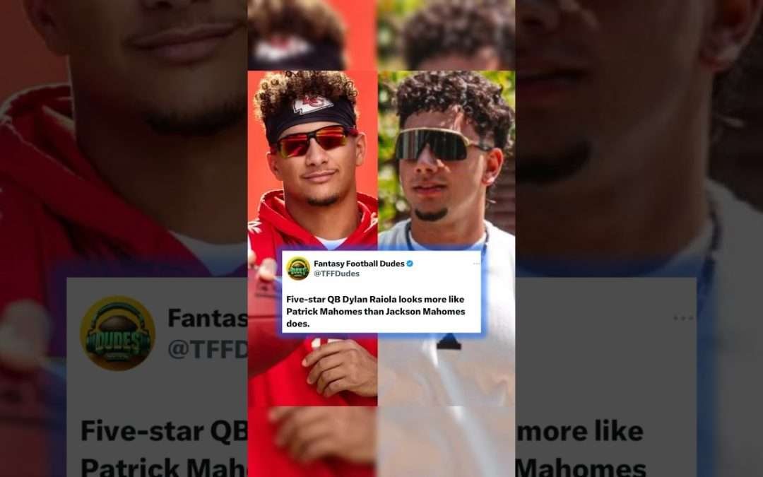 QB Dylan Raiola arrived at Nebraska camp, channeling the look and style of Patrick Mahomes.