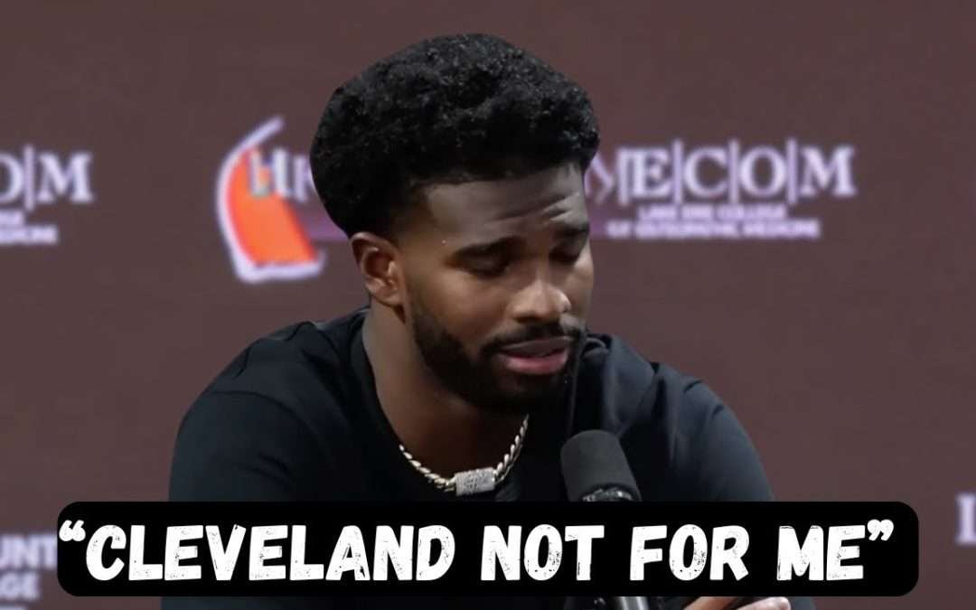 Shedeur Sanders FIRST INTERVIEW after being Drafted by Cleveland Browns – Shedeur Press Conference