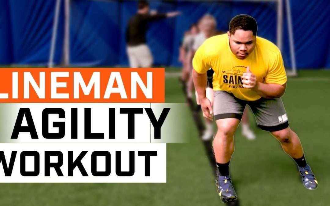 Football Speed & Agility Workout | Defensive Lineman Agility Training
