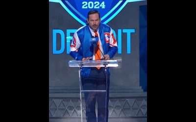 Now THIS is how you announce a #BroncosDraft pick. Take it away, Tony Scheffler! | #shorts