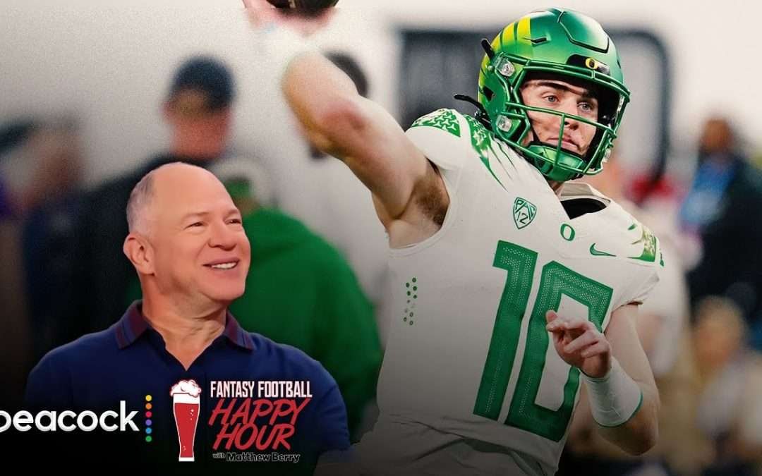 Bo Nix 'should start right away' with the Denver Broncos | Fantasy Football Happy Hour | NFL on NBC