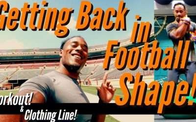 College football Workout! Grind never stops! | + Clothing Line Update