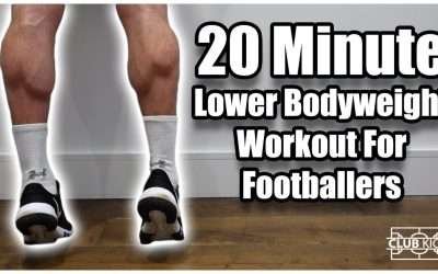 HOW TO GET CALVES LIKE GREALISH | 20 Minute Lower Bodyweight Workout For Footballers