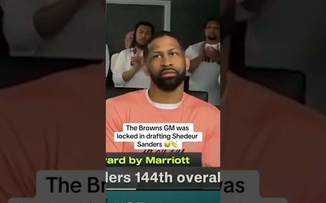 Andrew Berry reacts to the Browns drafting QB Shedeur Sanders