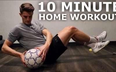 10 Minute Home Workout For Footballers | Full Inside Small Space Training Session