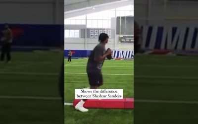 The difference between Shedeur Sanders and Cam Ward! #shorts #colorado #umiami