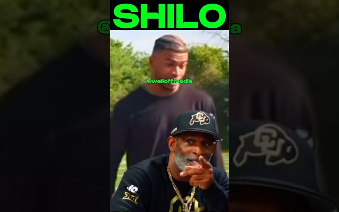 SHILO CHECKED SHEDEUR SANDERS! #deionsanders #coloradofootball #espn #nfl #nflnews #cfb #trending