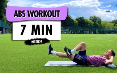 Intense Abs Workout For Football Players  | BODYWEIGHT | 7 MINS