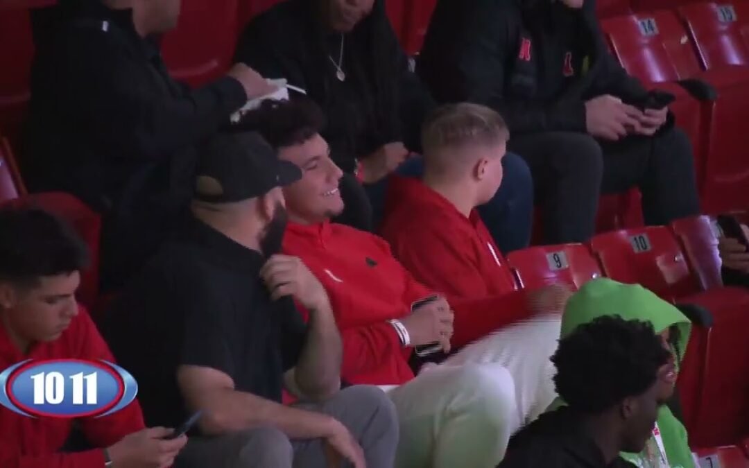 Nebraska Football target, Dylan Raiola, attends Nebraska Wrestling Match