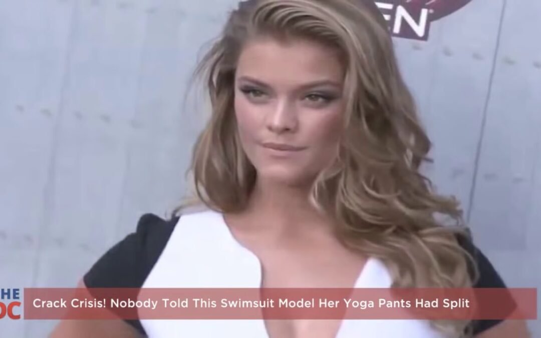 Nobody Told This Swimsuit Model Her Yoga Pants Had Split