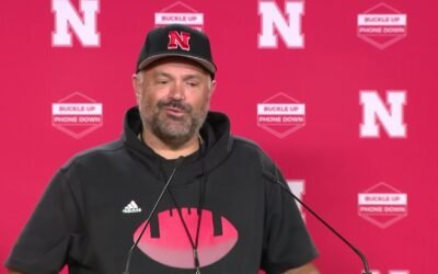 Nebraska football coach Matt Rhule discusses Teddy Prochazka's season-ending injury