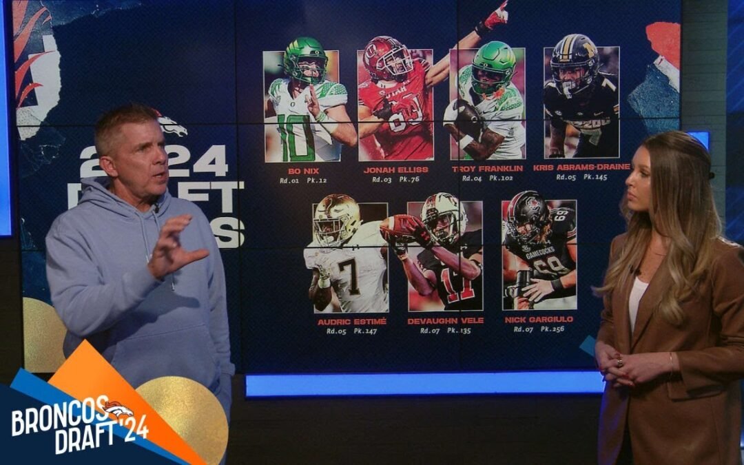 HC Sean Payton evaluates Broncos' 2024 draft class: 'They've been very productive'